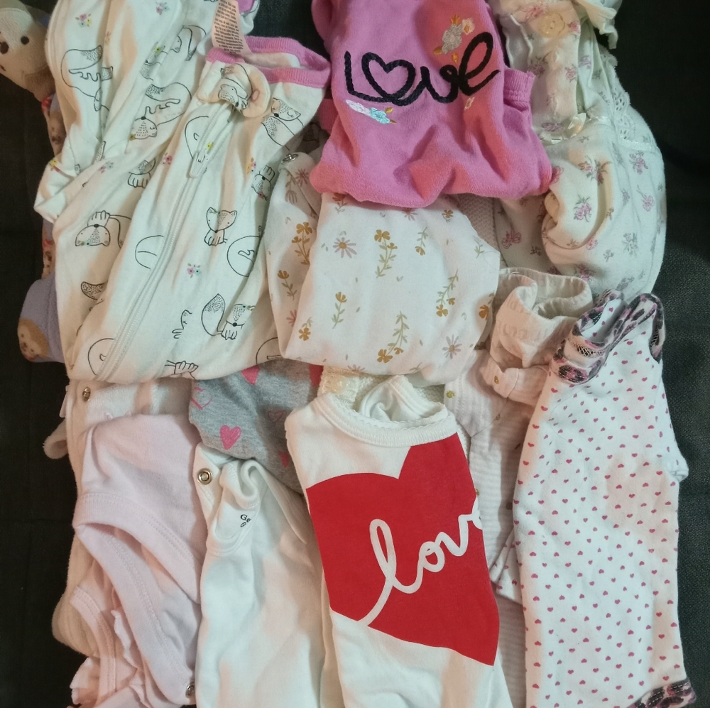 Baby girls clothes, 0-3 month